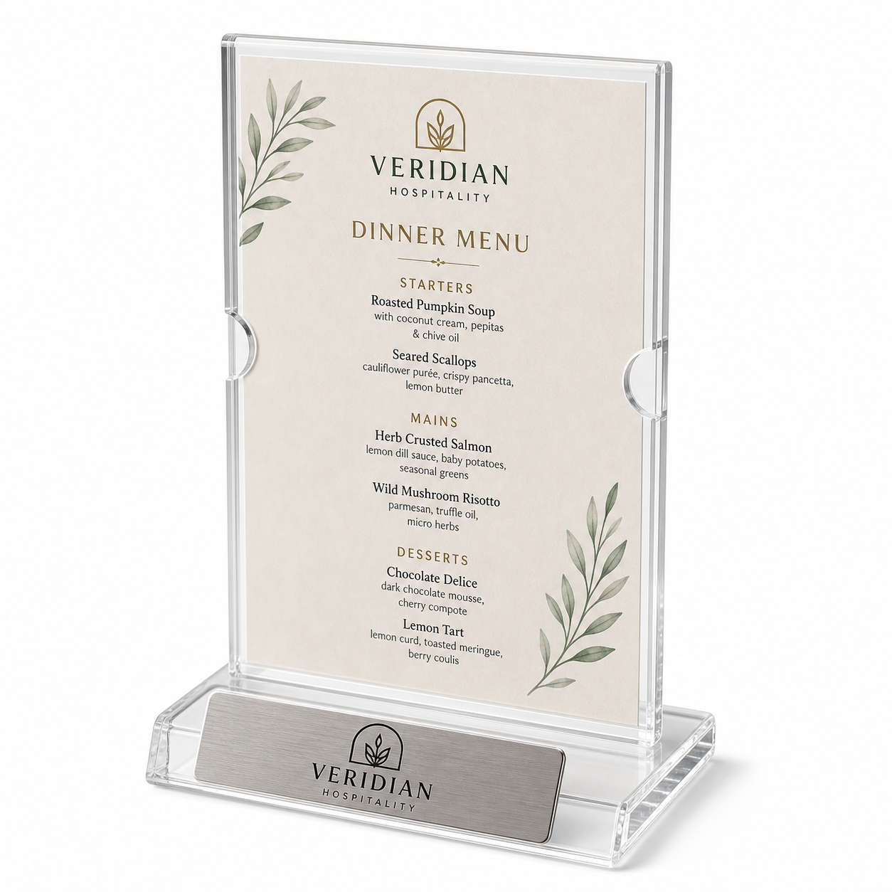 SPHERE-1522_Custom Menu Card Holder