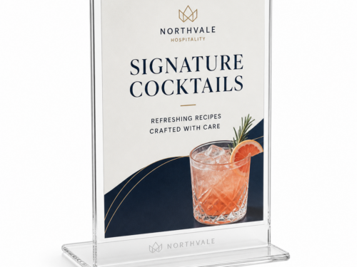 Custom Acrylic Counter Display Stand