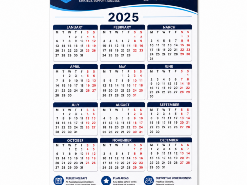 Custom Year Planner Calendar Magnet