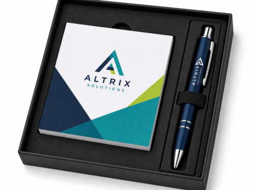 Custom Sticky Note & Pen Set