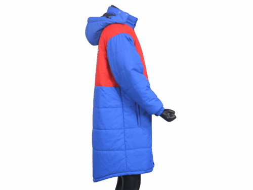 Custom Padded Bench Jacket side 1