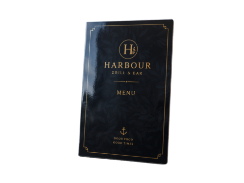 Laminated Reusable Restaurant Menus