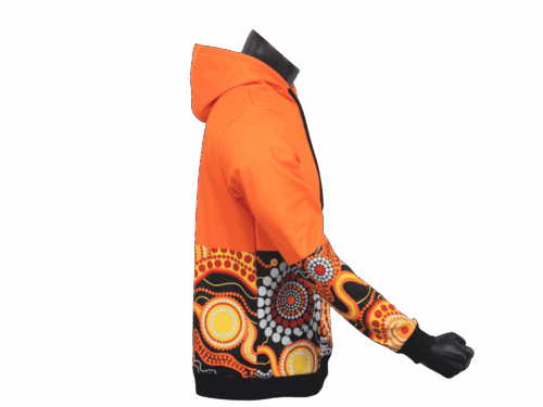 Custom Hi-Vis Sublimation Fleece Hoodie (2)
