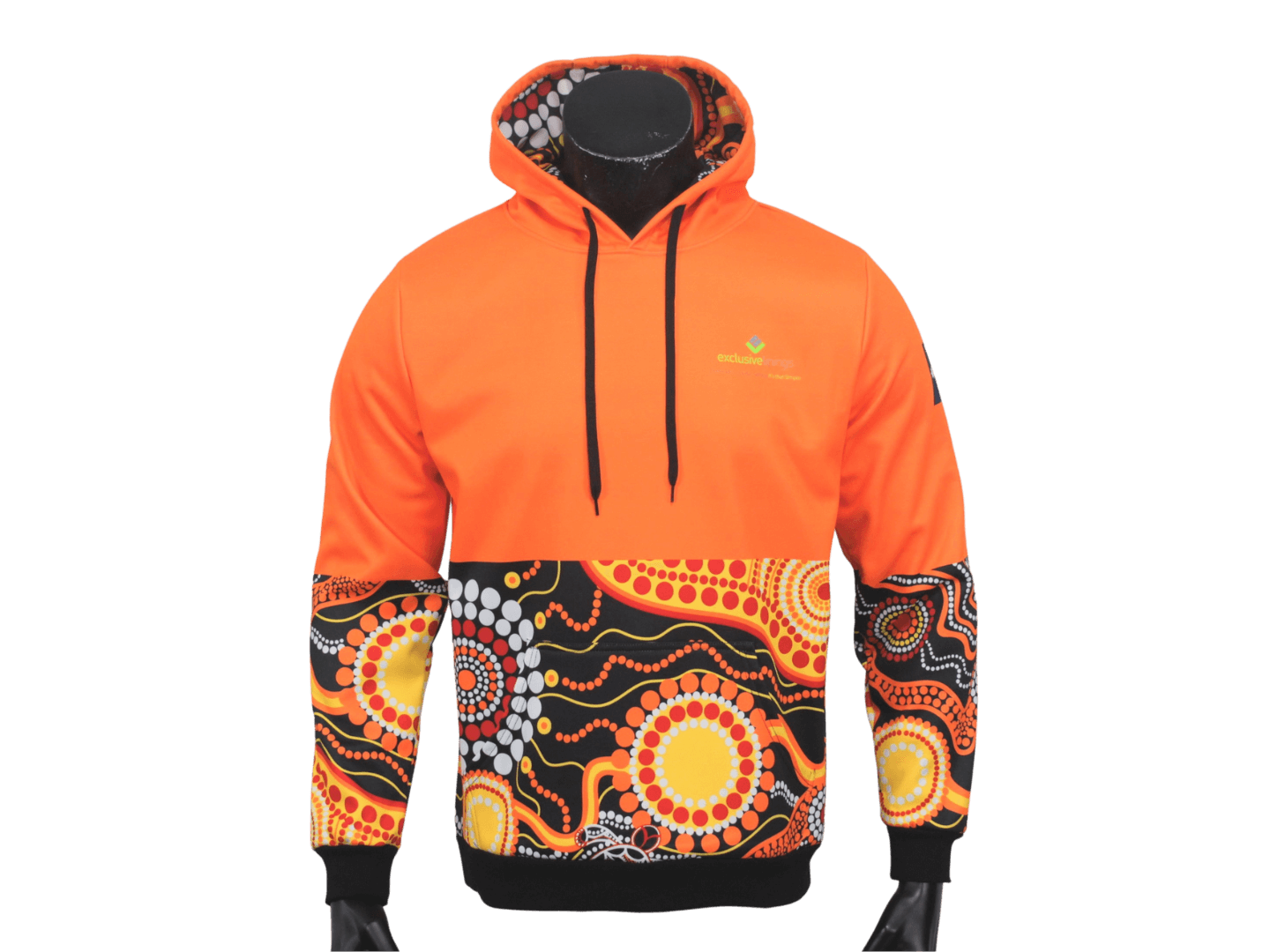 Custom Hi-Vis Sublimation Fleece Hoodie (1)