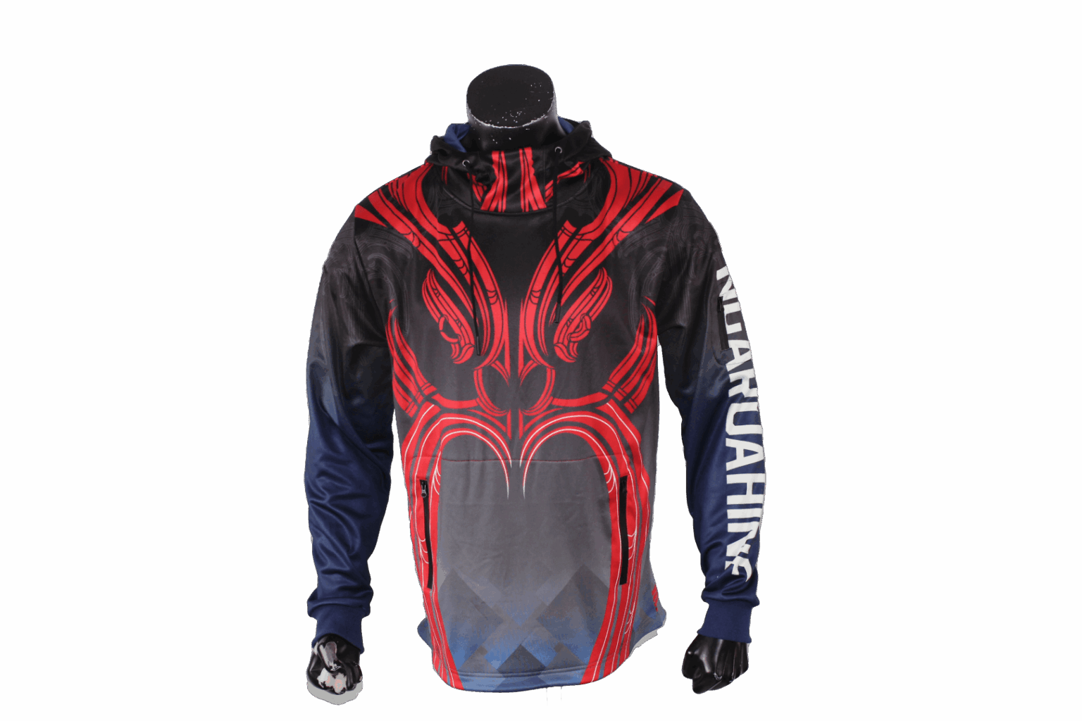 Custom High-Neck Sublimated Hoodie (1)