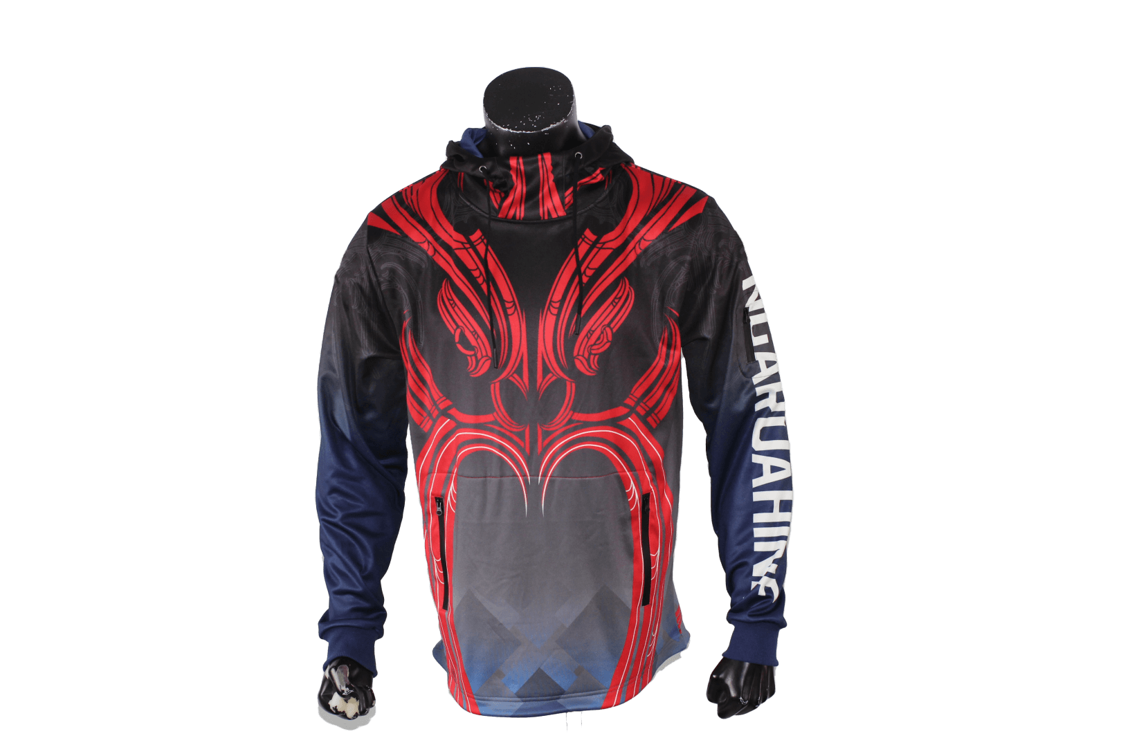 Custom High-Neck Sublimated Hoodie (1)