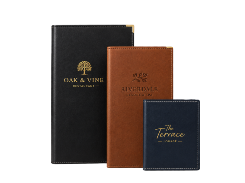Luxury Leatherette Menu Covers