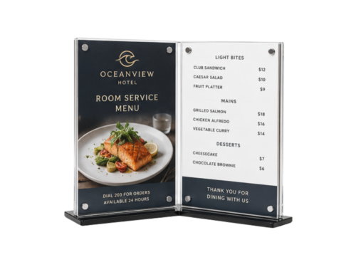 Acrylic Table Menu Stands featured image