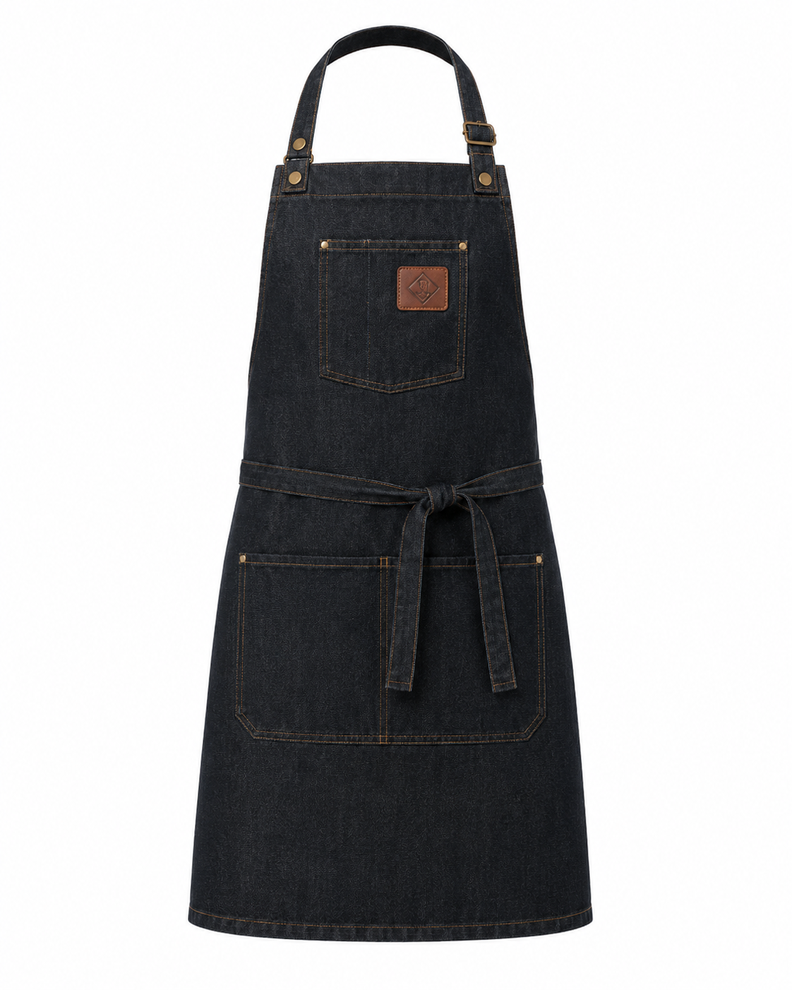 Custom Denim Workwear Apron Front Image