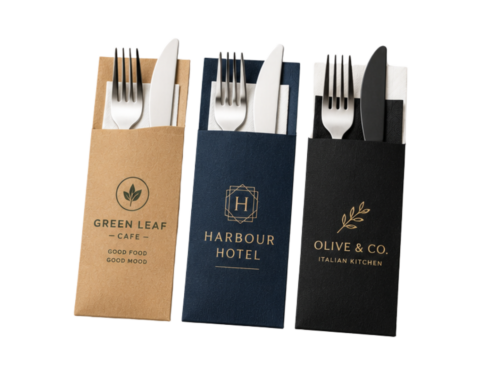 Custom Pocket Cutlery Napkins