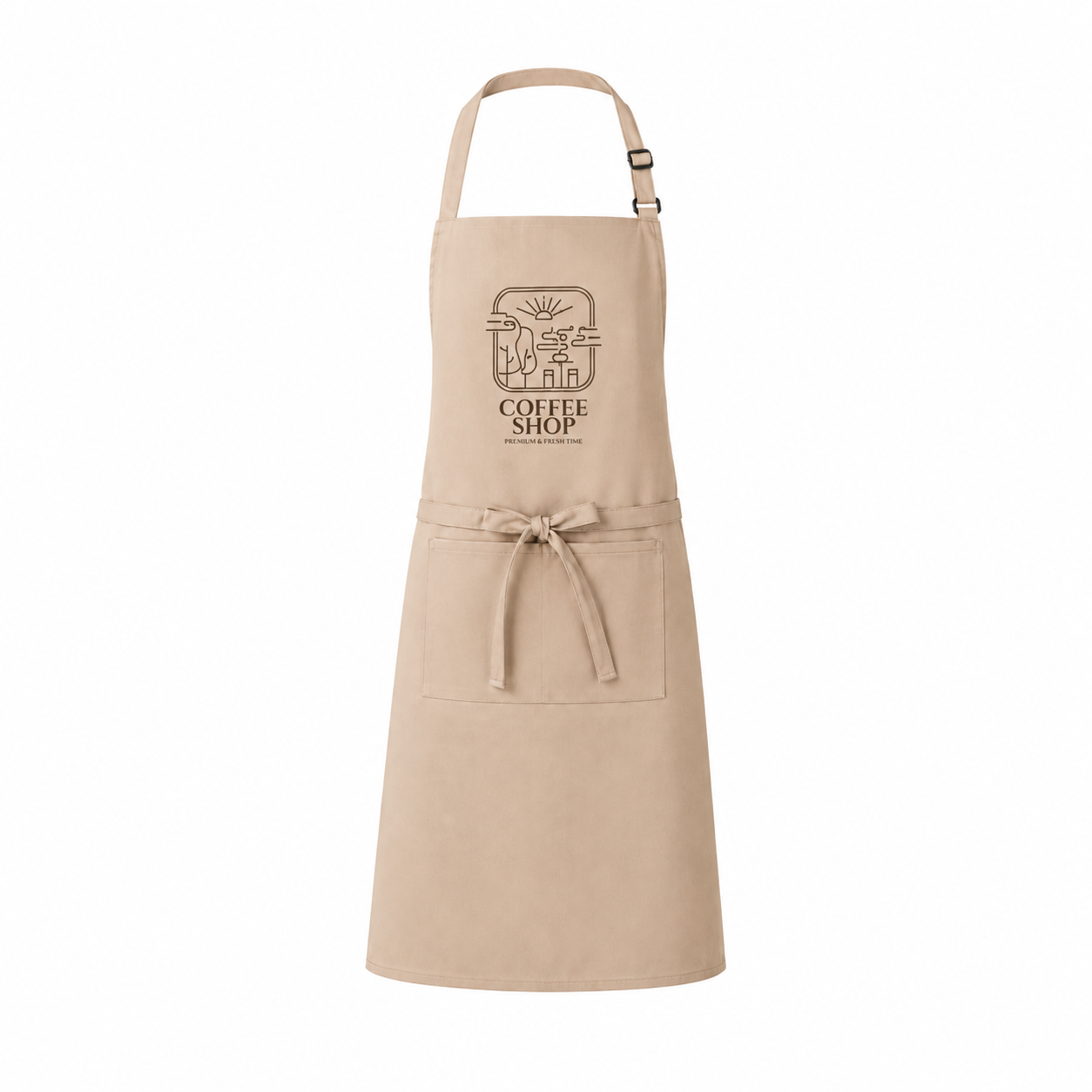 Custom Waterproof PVC Work Apron Featured Image Front View