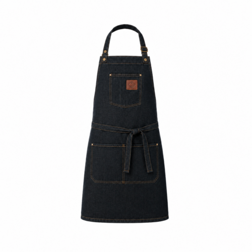 Custom Denim Apron Featured Image Front View