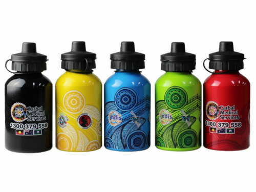 Custom 350ml Stainless Steel Water Bottle with Spout Lid Front