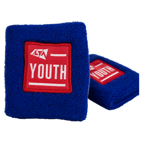 Custom Embroidered Cotton Wristband Front and Side