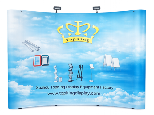 Magnetic Pop-Up Display with 3×3 Aluminum Frame Front View