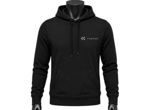 Custom Recycled Cotton Hoodie with Front Pocket