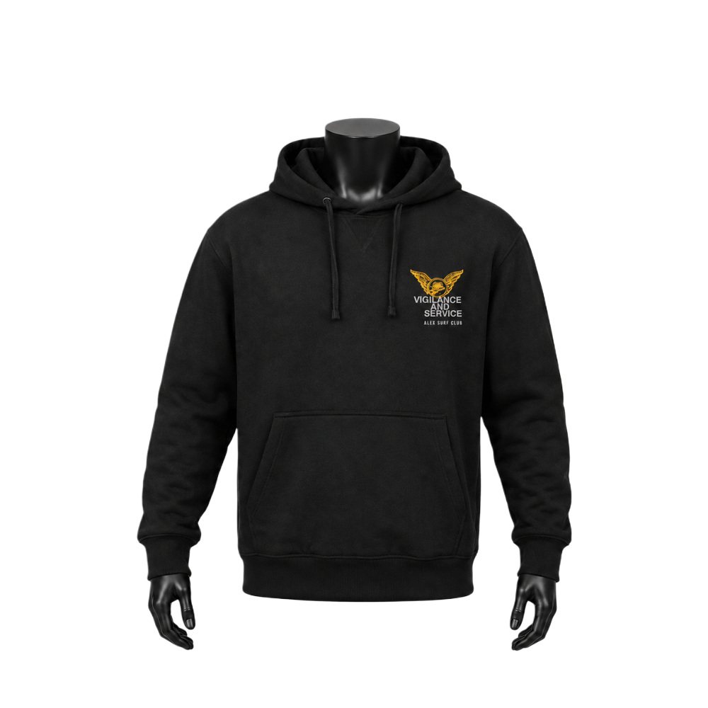 Custom 300gsm Fleece Surf Life Saving Hoodie