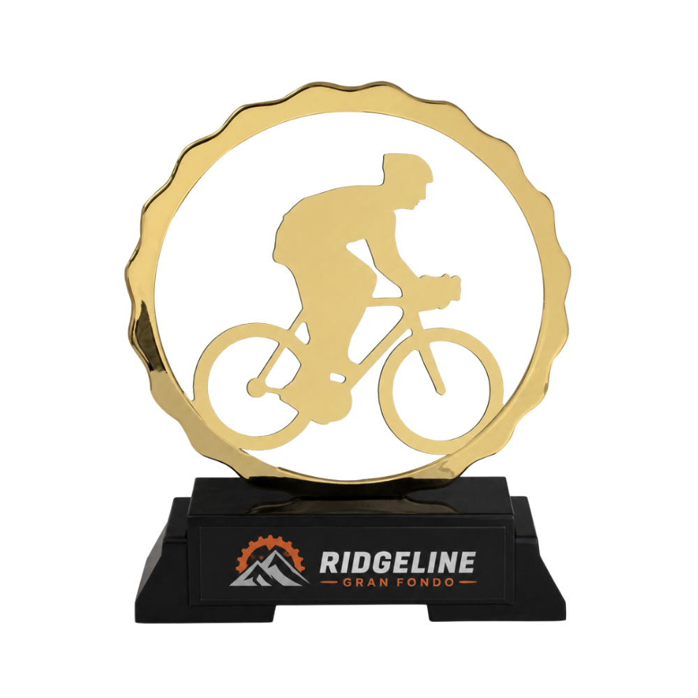 Gold-Plated-Metal-Sports-Trophy Front