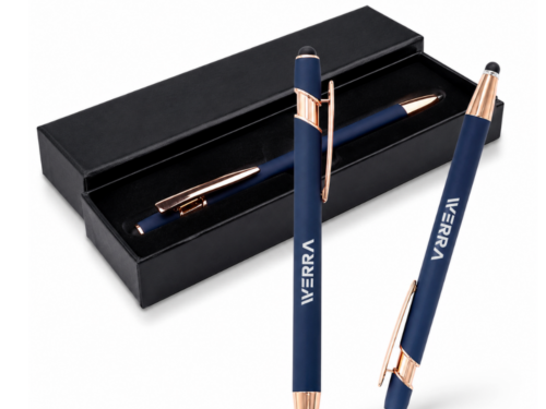 Custom Boxed Metal Stylus Pen with Parker Refill