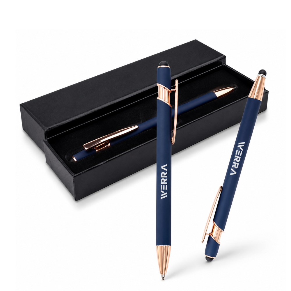 Custom Boxed Metal Stylus Pen with Parker Refill
