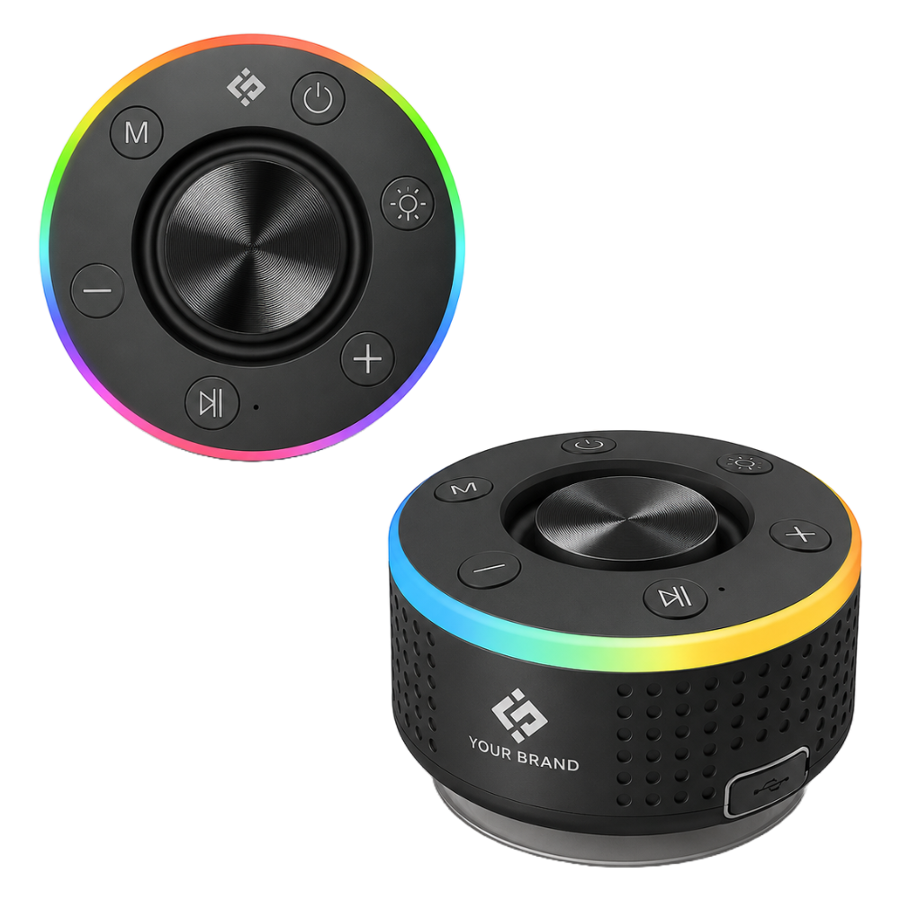 Waterproof Suction Cup Bluetooth Speaker with FM Radio Front