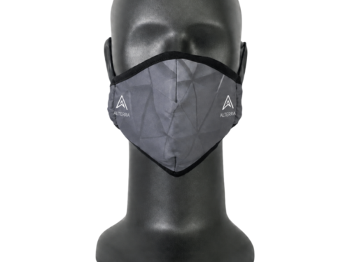 Custom Sublimation Face Mask Front