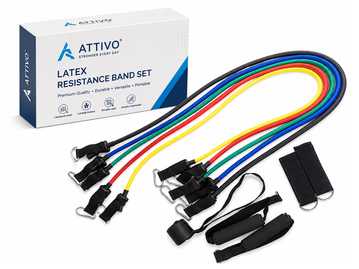 Latex Resistance Band Set