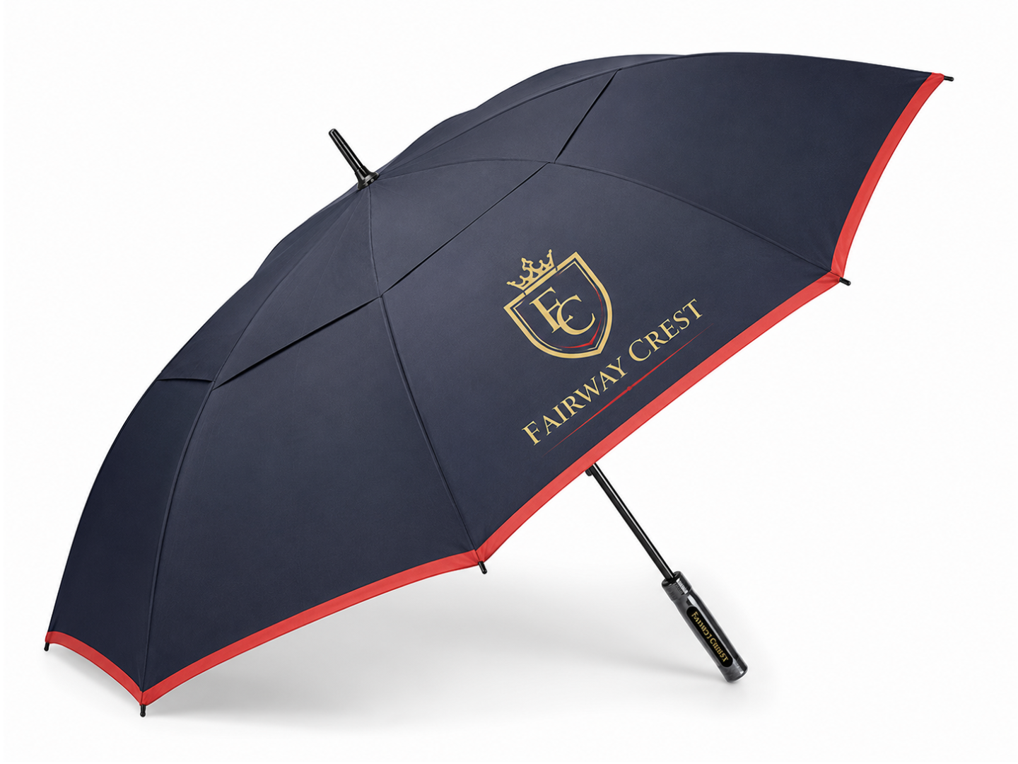 Custom Golf Umbrella with 60-Inch RPET Canopy
