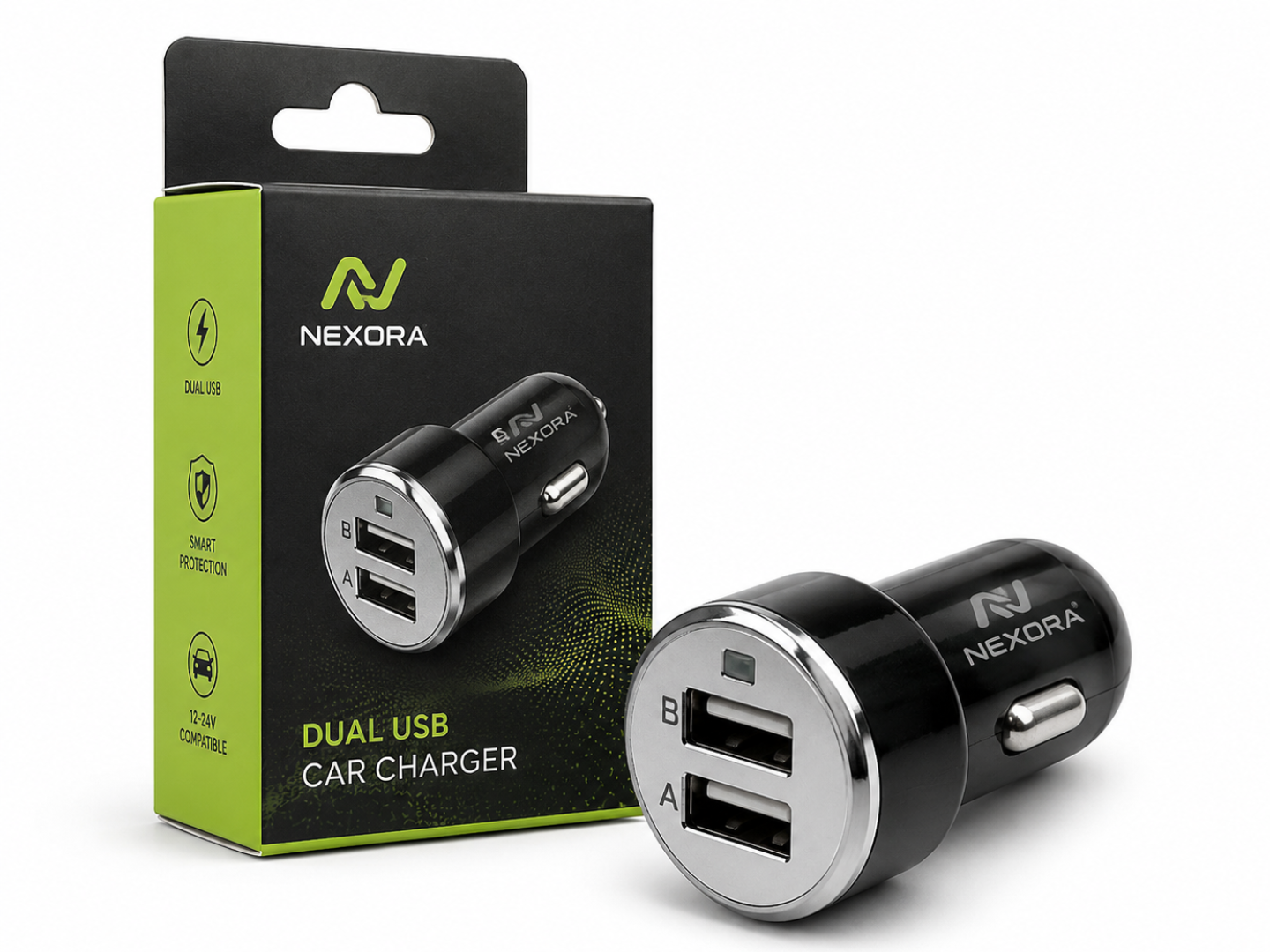 Dual-Port USB Car Charger