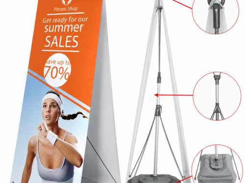 Custom Double-Sided Outdoor Banner with Water Base