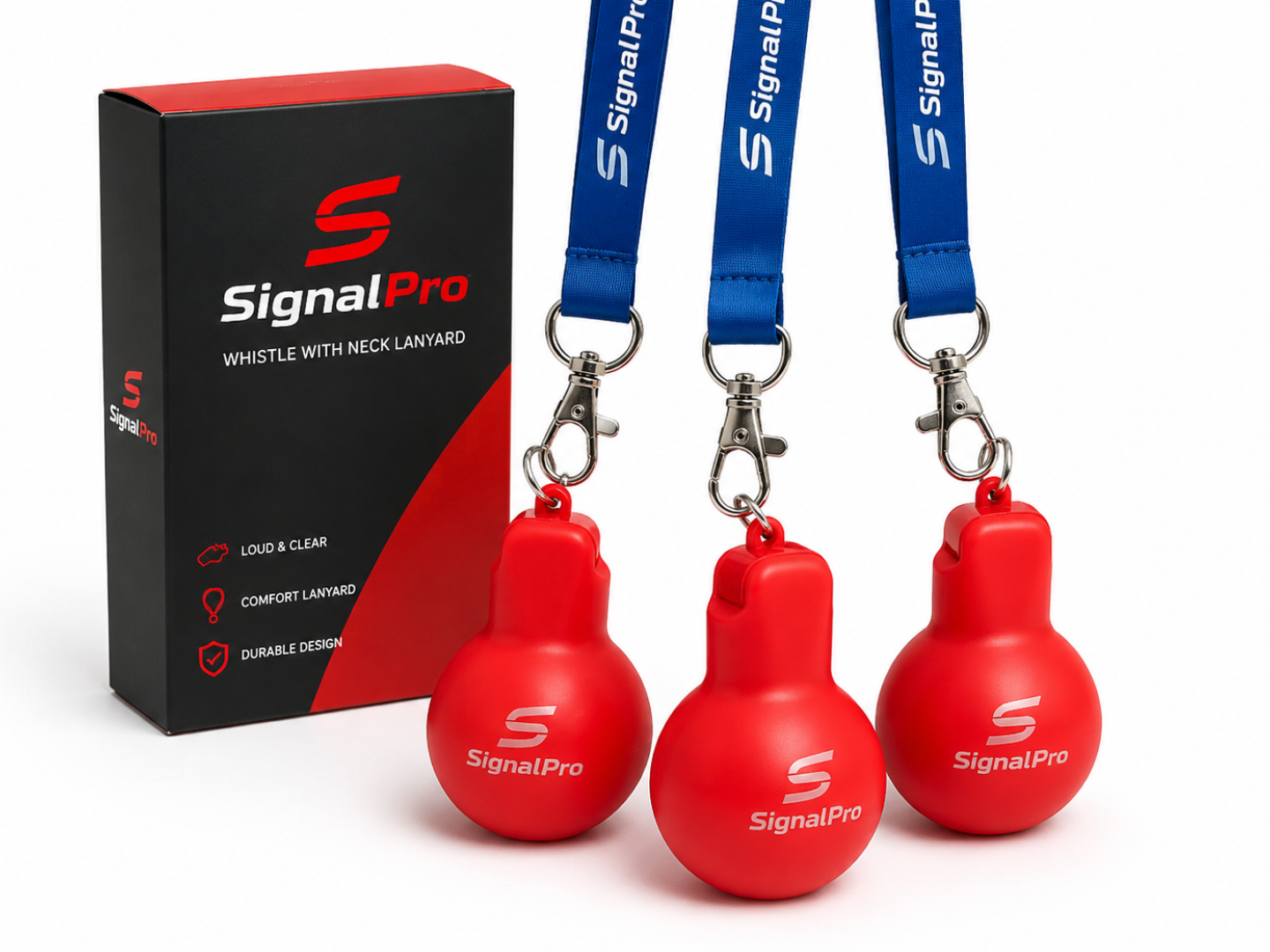 Whistle with Neck Lanyard
