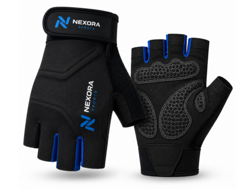 Custom Half-Finger Cycling Gloves with Grip Palm