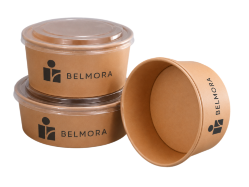 Compostable-Kraft-Paper-Salad-Bowl Branding