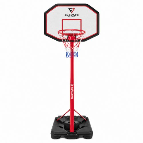 Adjustable Portable Basketball Hoop with Fillable Base