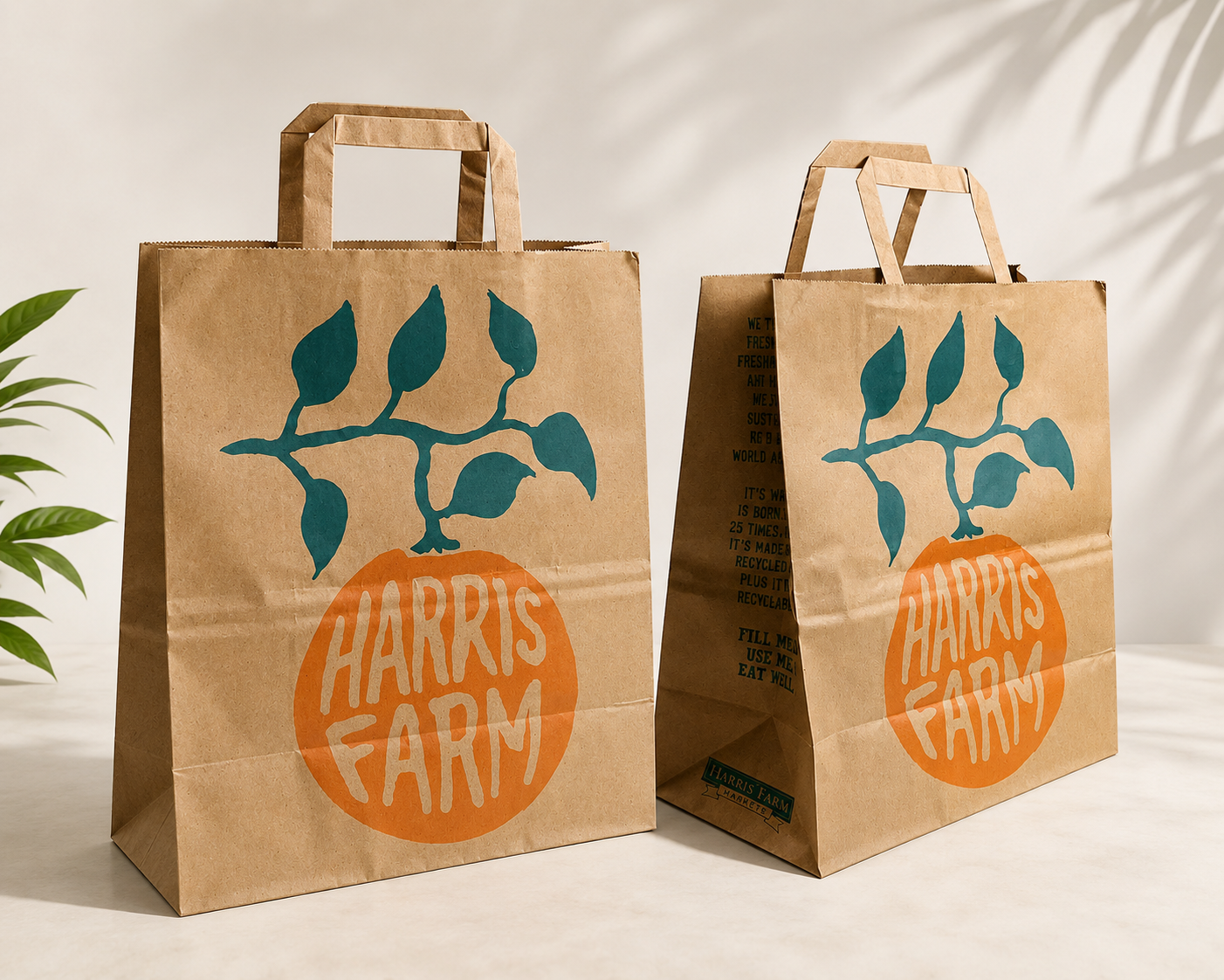 Custom Laminated Non-Woven Tote Bag Both Views