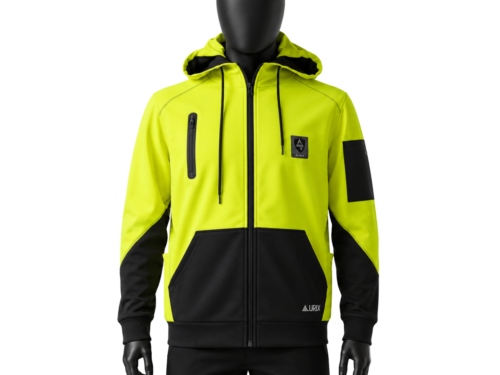 Custom Waterproof Anorak Hoodie with Fleece Lining
