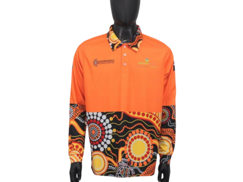 Custom Sublimated Hi-Vis Long Sleeve Work Polo
