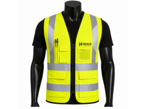 Custom Hi-Vis Reflective Safety Vest