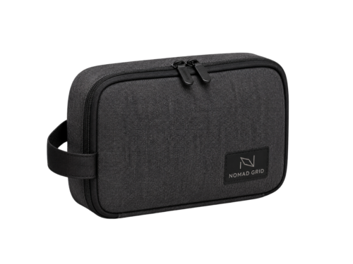 Custom Zippered Travel Cable Organizer Pouch