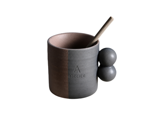 385ml Ceramic Mug with Custom Handle