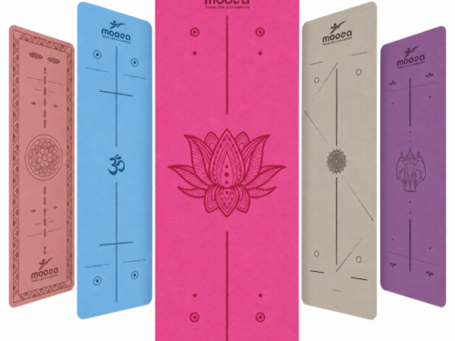 Non-Slip Yoga Mat with Alignment Lines